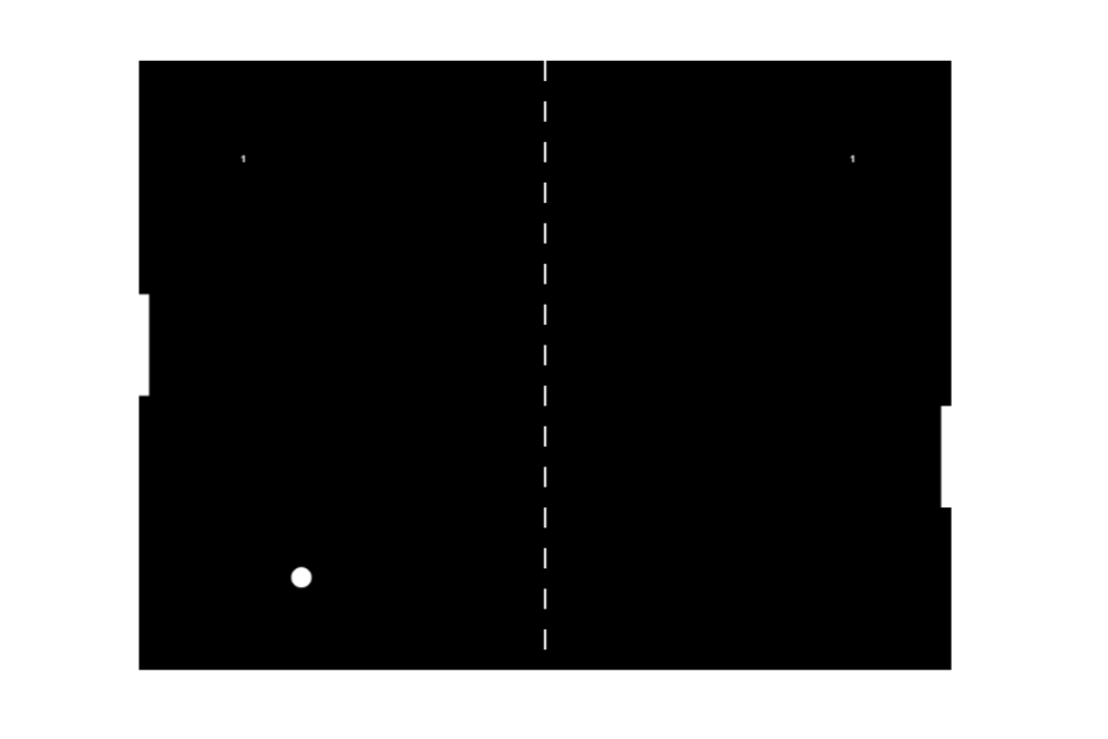 Vintage tennis game